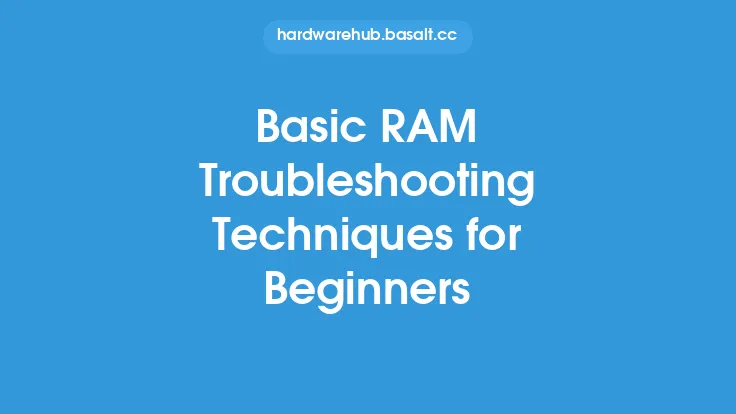 Basic RAM Troubleshooting Techniques for Beginners Thumbnail