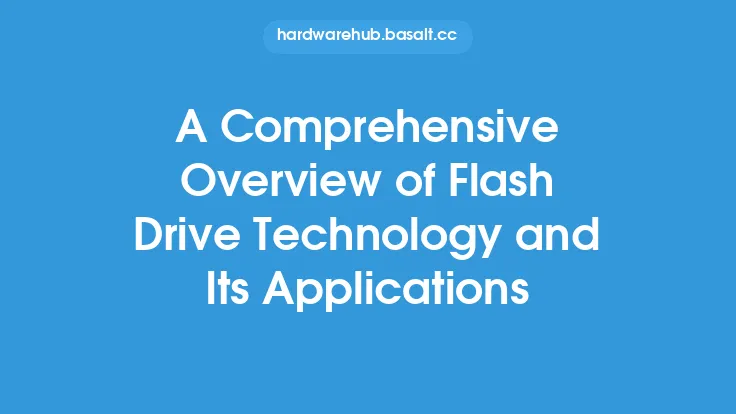 A Comprehensive Overview of Flash Drive Technology and Its Applications Thumbnail