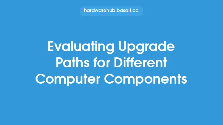 Evaluating Upgrade Paths for Different Computer Components Thumbnail