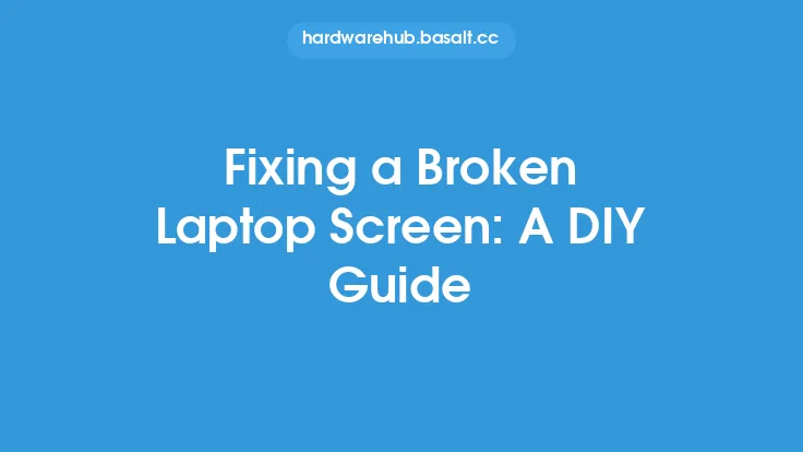 Fixing a Broken Laptop Screen: A DIY Guide Thumbnail