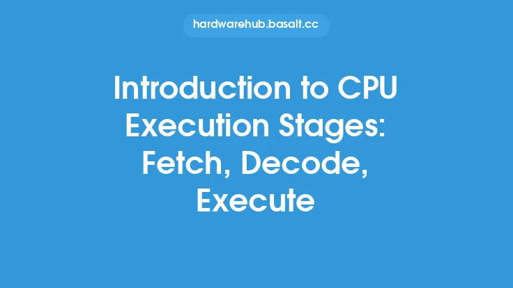 Introduction to CPU Execution Stages: Fetch, Decode, Execute Thumbnail