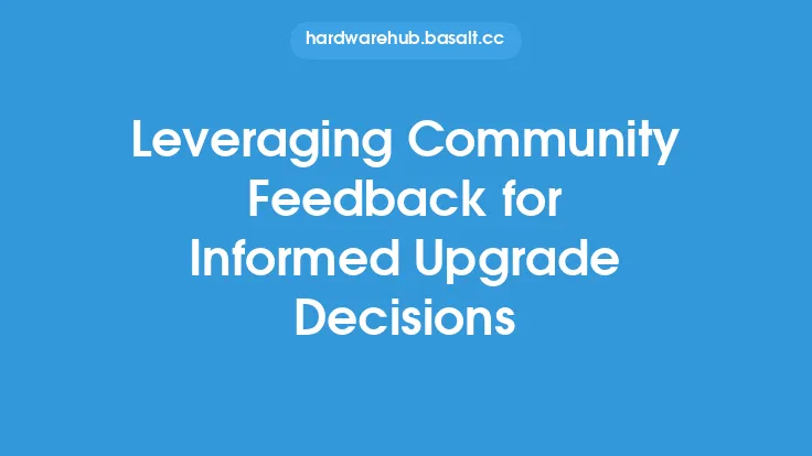 Leveraging Community Feedback for Informed Upgrade Decisions Thumbnail