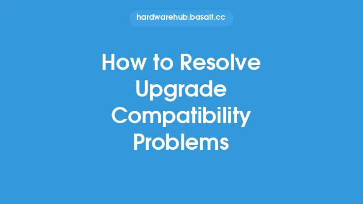 How to Resolve Upgrade Compatibility Problems Thumbnail