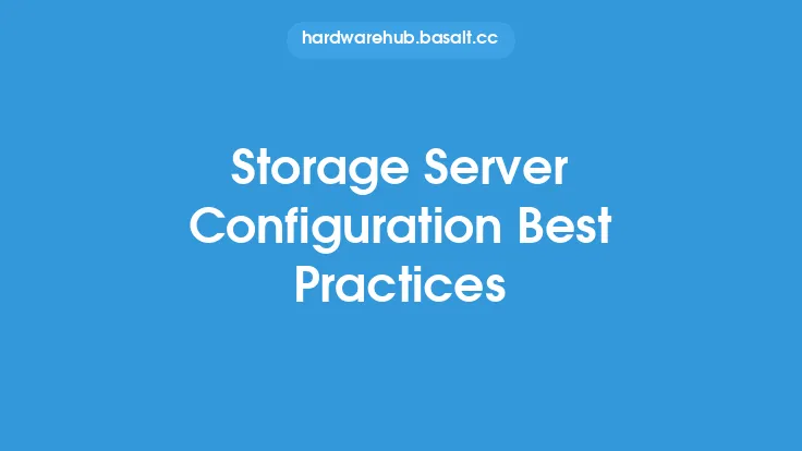 Storage Server Configuration Best Practices Thumbnail