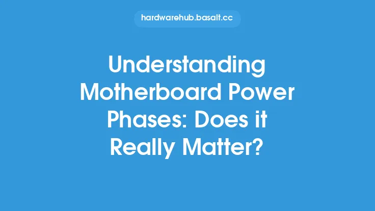 Understanding Motherboard Power Phases: Does it Really Matter? Thumbnail